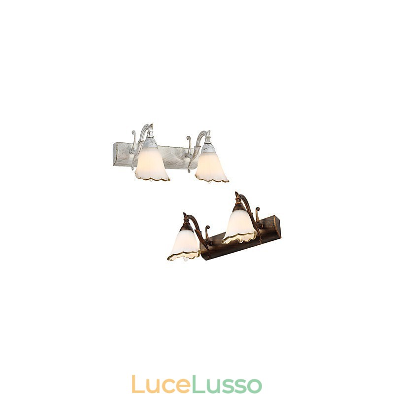 Applique da parete Illuminazione per il bagno Lampade da lettura da parete Mini Style Rustic Lodge Metallo