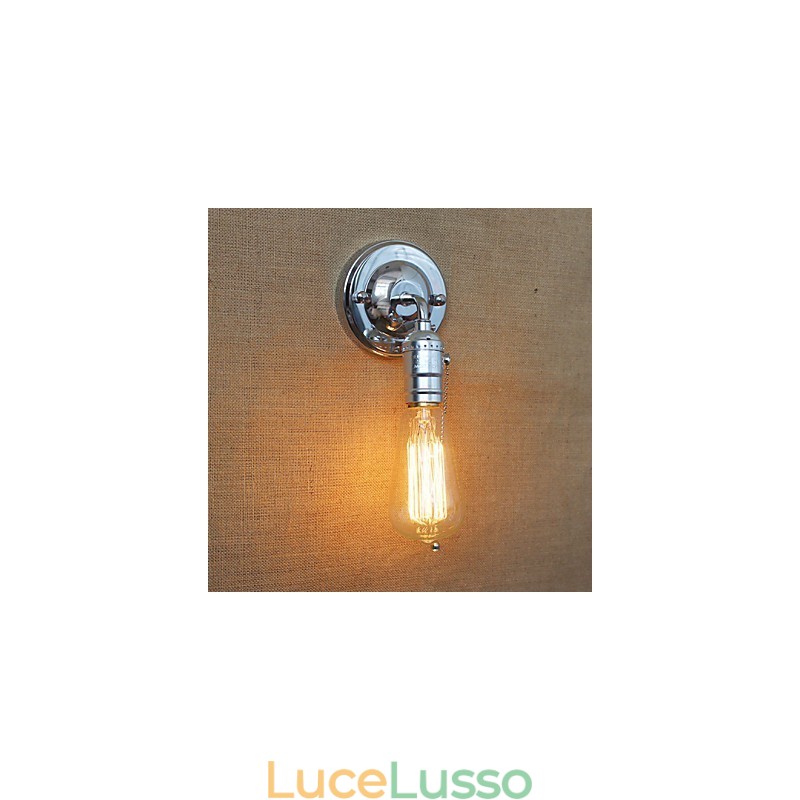 Lampada da parete per soggiorno, stile retrò, moderno, stile rurale americano, lampadina Edison, mini lampada da corridoio