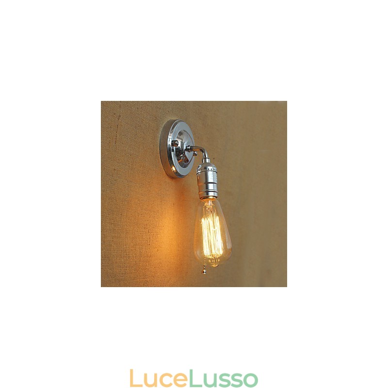 Lampada da parete per soggiorno, stile retrò, moderno, stile rurale americano, lampadina Edison, mini lampada da corridoio