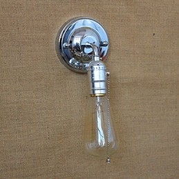 Lampada da parete per soggiorno, stile retrò, moderno, stile rurale americano, lampadina Edison, mini lampada da corridoio