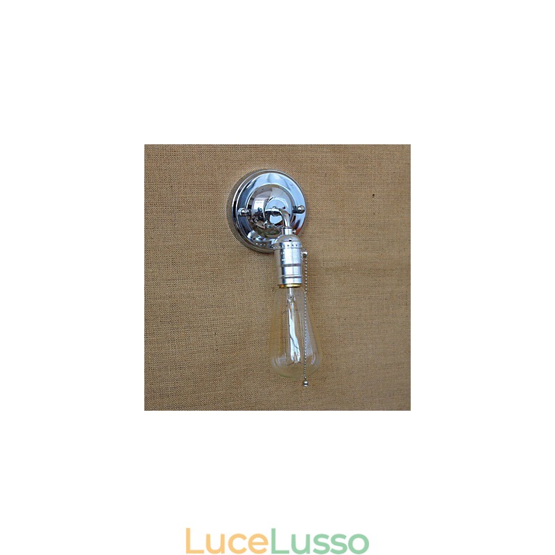 Lampada da parete per soggiorno, stile retrò, moderno, stile rurale americano, lampadina Edison, mini lampada da corridoio