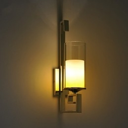 Moderne luci da parete in vetro per sala da pranzo, semplici lampade da parete per cucina, lampade da parete per bar, caffetteria, corridoio, balcone