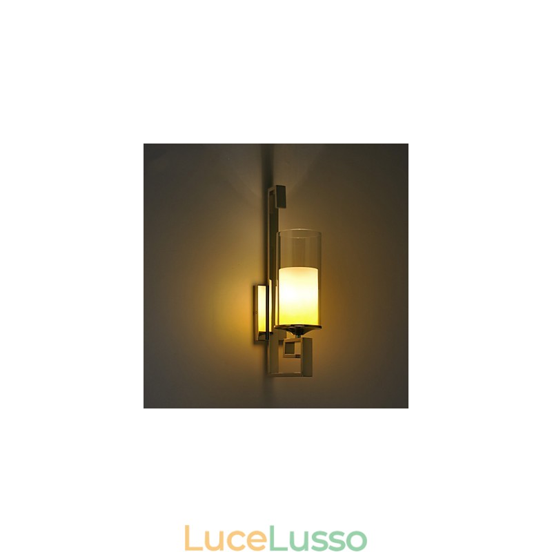 Moderne luci da parete in vetro per sala da pranzo, semplici lampade da parete per cucina, lampade da parete per bar, caffetteria, corridoio, balcone