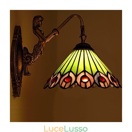 Lampada da parete in ferro battuto creativo rurale europeo contratto Lampada da parete in ferro battuto creativo rurale europeo contratto