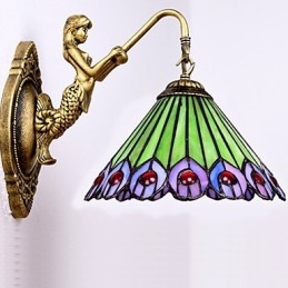 Lampada da parete in ferro battuto creativo rurale europeo contratto