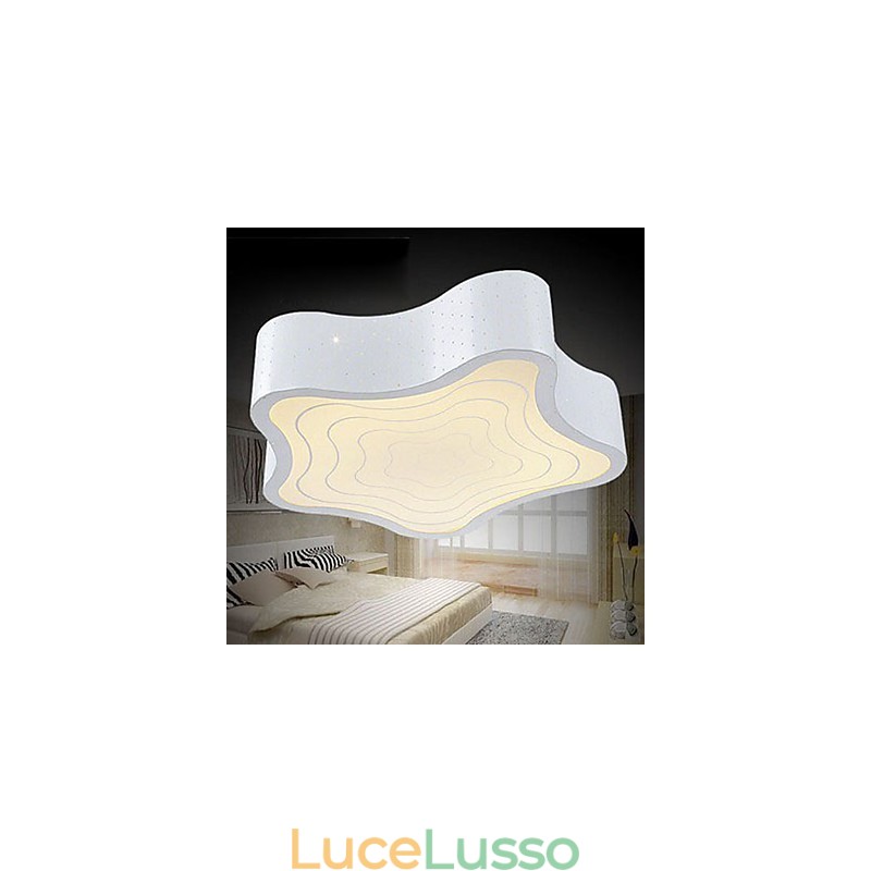 Le stelle marine geometriche moderne, creative, contratte e contemporanee assorbono la luce della cupola