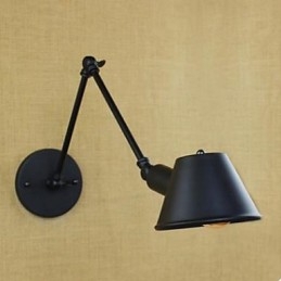 Lampada da parete decorativa a braccio lungo contratta