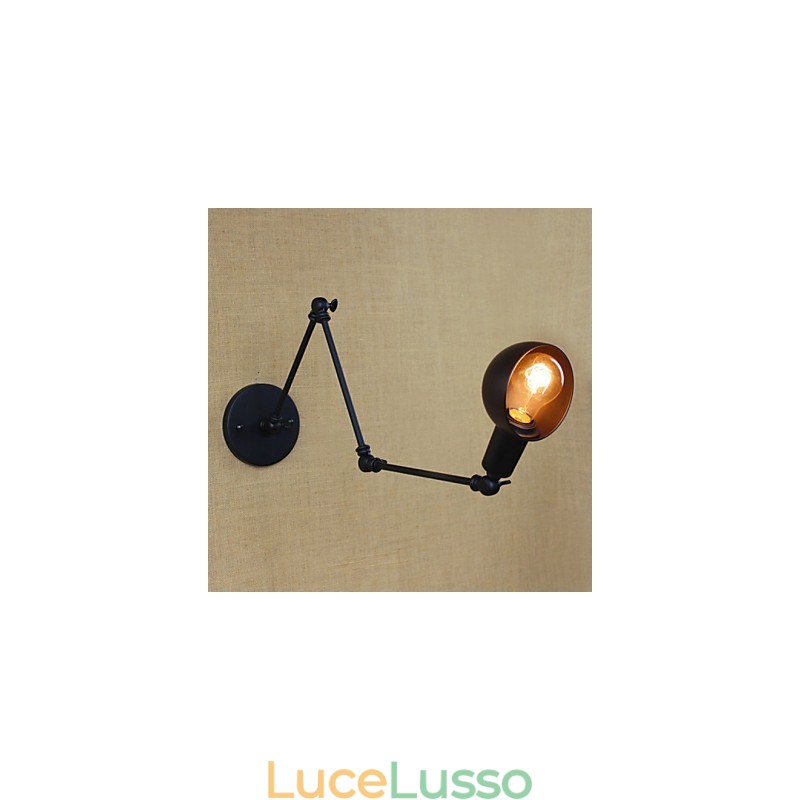 Personalità Braccio lungo Angolo regolabile Bar Tre lampade retrò soggiorno illuminazione decorativa applique da parete
