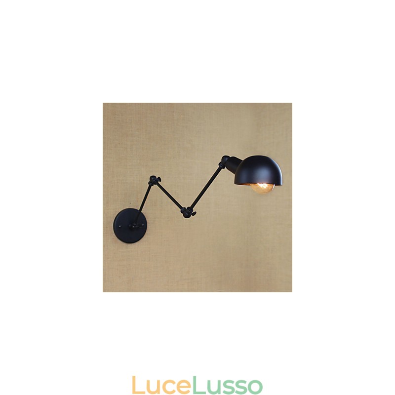 Personalità Braccio lungo Angolo regolabile Bar Tre lampade retrò soggiorno illuminazione decorativa applique da parete