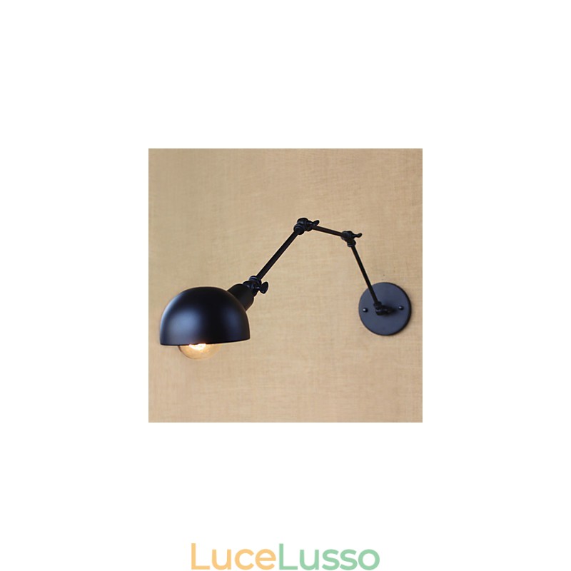 Personalità Braccio lungo Angolo regolabile Bar Tre lampade retrò soggiorno illuminazione decorativa applique da parete