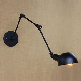 Personalità Braccio lungo Angolo regolabile Bar Tre lampade retrò soggiorno illuminazione decorativa applique da parete