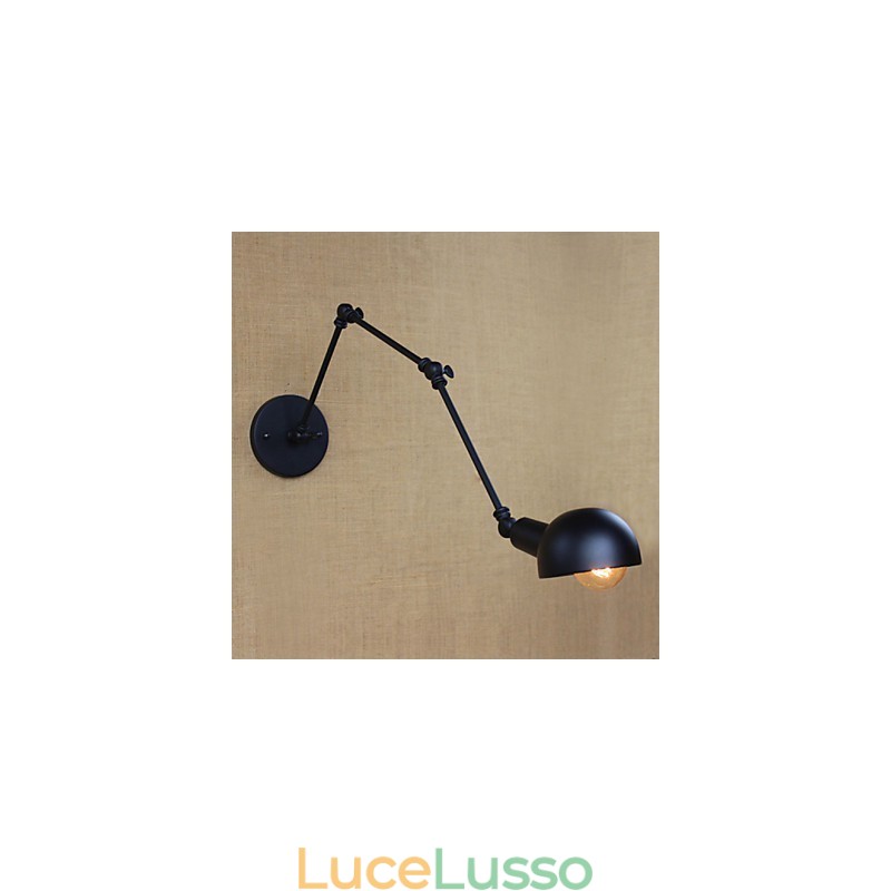 Personalità Braccio lungo Angolo regolabile Bar Tre lampade retrò soggiorno illuminazione decorativa applique da parete