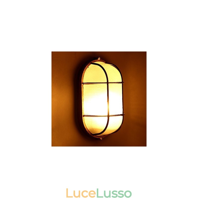 Personalità creativa sta ripristinando i modi antichi Lampada da parete in vetro Luci