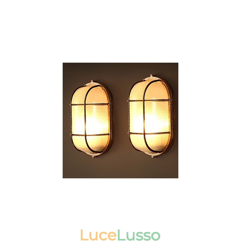 Personalità creativa sta ripristinando i modi antichi Lampada da parete in vetro Luci