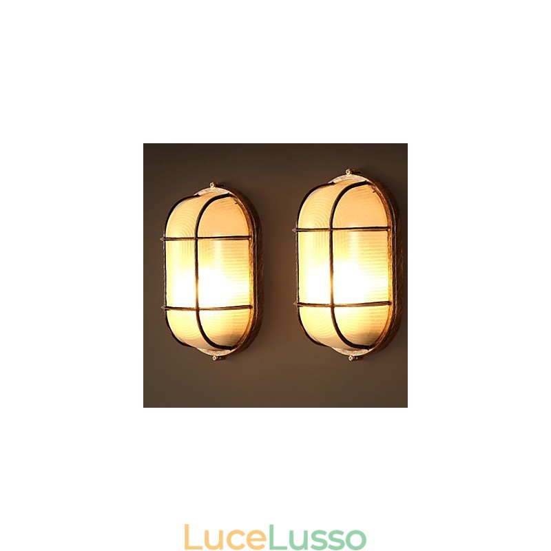 Personalità creativa sta ripristinando i modi antichi Lampada da parete in vetro Luci