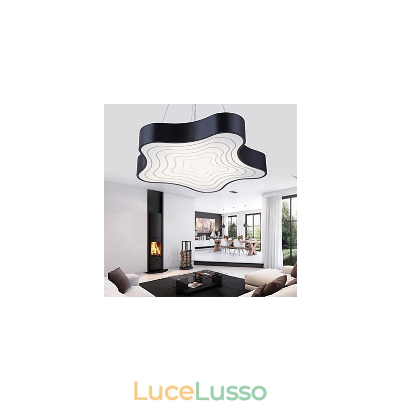 Le stelle marine geometriche moderne, creative, contratte e contemporanee assorbono la luce della cupola