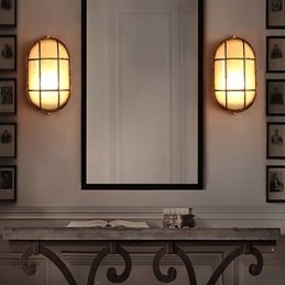 Personalità creativa sta ripristinando i modi antichi Lampada da parete in vetro Luci