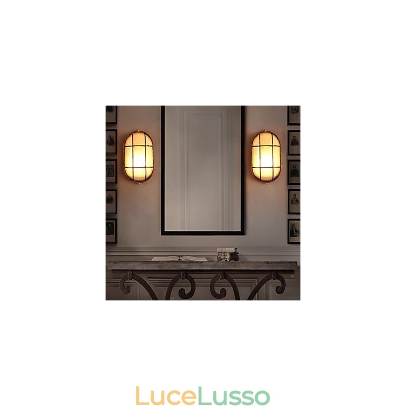 Personalità creativa sta ripristinando i modi antichi Lampada da parete in vetro Luci