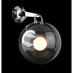 Lampada a sospensione a forma di palla di vetro con design creativo e individuale, moderna, da parete