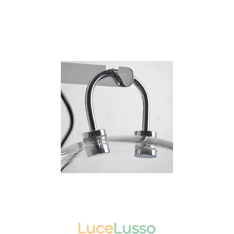 Lampada a sospensione a forma di palla di vetro con design creativo e individuale, moderna, da parete