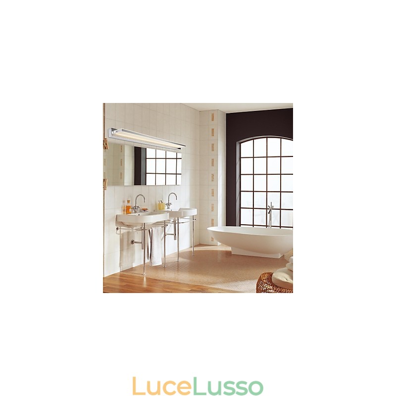 Lampada a specchio in acciaio inox e acrilico 100~240V