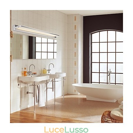 Lampada a specchio in acciaio inox e acrilico 100~240V