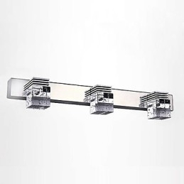 Applique da parete Illuminazione per il bagno Wall Washer Cristallo Mini Stile Moderno Contemporaneo Metallo