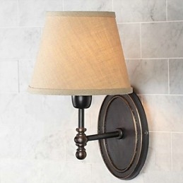 Lampada da parete in tessuto caldo in stile nordico rurale che restaura modi antichi