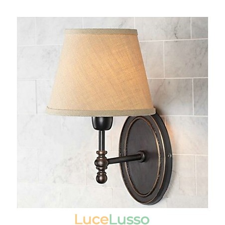 Lampada da parete in tessuto caldo in stile nordico rurale che restaura modi antichi