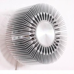 Lampada da parete di proiezione in alluminio tipo girasole rotondo incorporato
