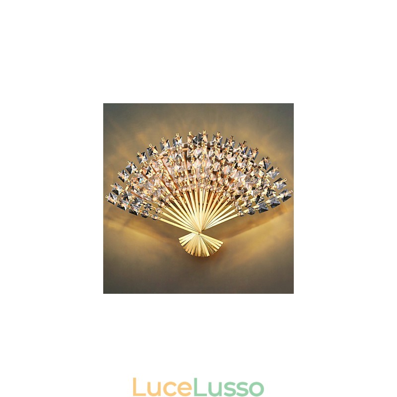 San Valentino La decorazione da parete del ventilatore Regali Lampada da parete in cristallo contemporanea e contratta