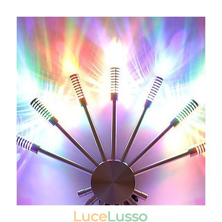 Applique moderna con design a luce diffusa a 7 direzioni, luce a ventaglio Applique moderna con design a luce diffusa a 7 direzioni, luce a ventaglio