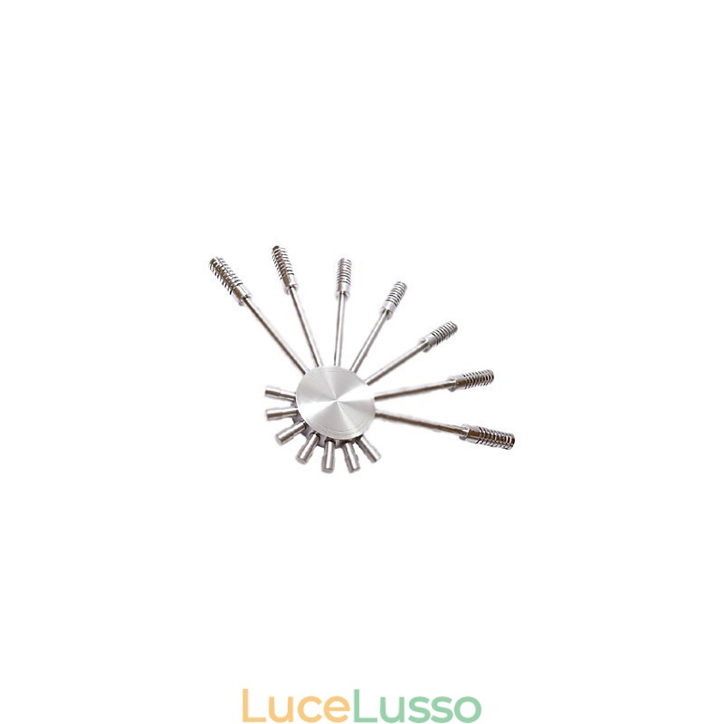 Applique moderna con design a luce diffusa a 7 direzioni, luce a ventaglio