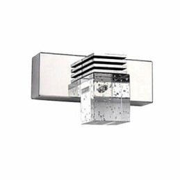 Applique da parete Illuminazione per il bagno Wall Washer Cristallo Mini Stile Moderno Contemporaneo Metallo