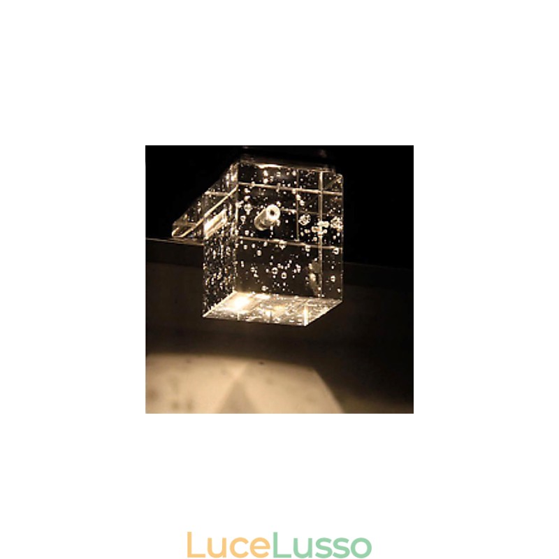 Applique da parete Illuminazione per il bagno Wall Washer Cristallo Mini Stile Moderno Contemporaneo Metallo