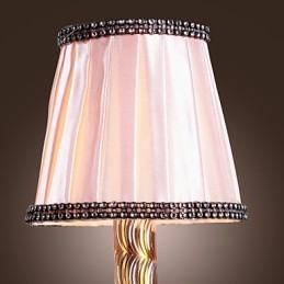 Elegante applique in cristallo rosa