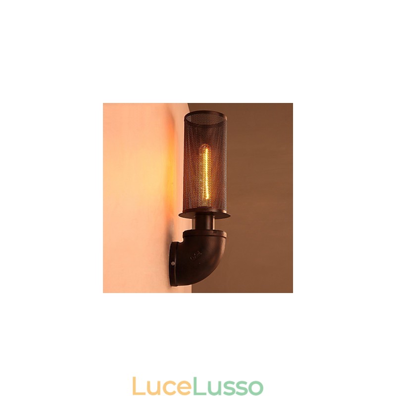 Ripristinare i modi antichi in ferro battuto Loft creativo lampada da parete luci