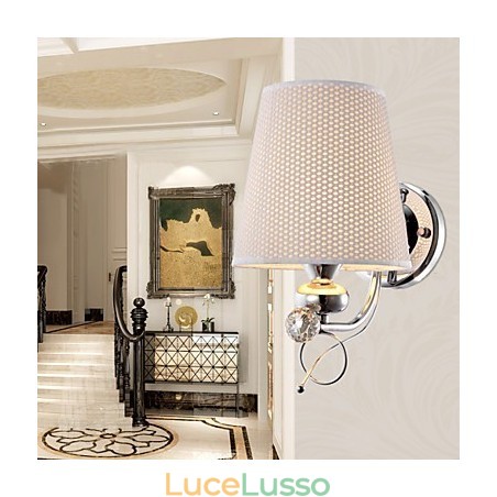 Lampada da parete in cristallo creativa contemporanea e contrattuale in stile europeo Lampada da parete in cristallo creativa contemporanea e contrattuale in stile europeo