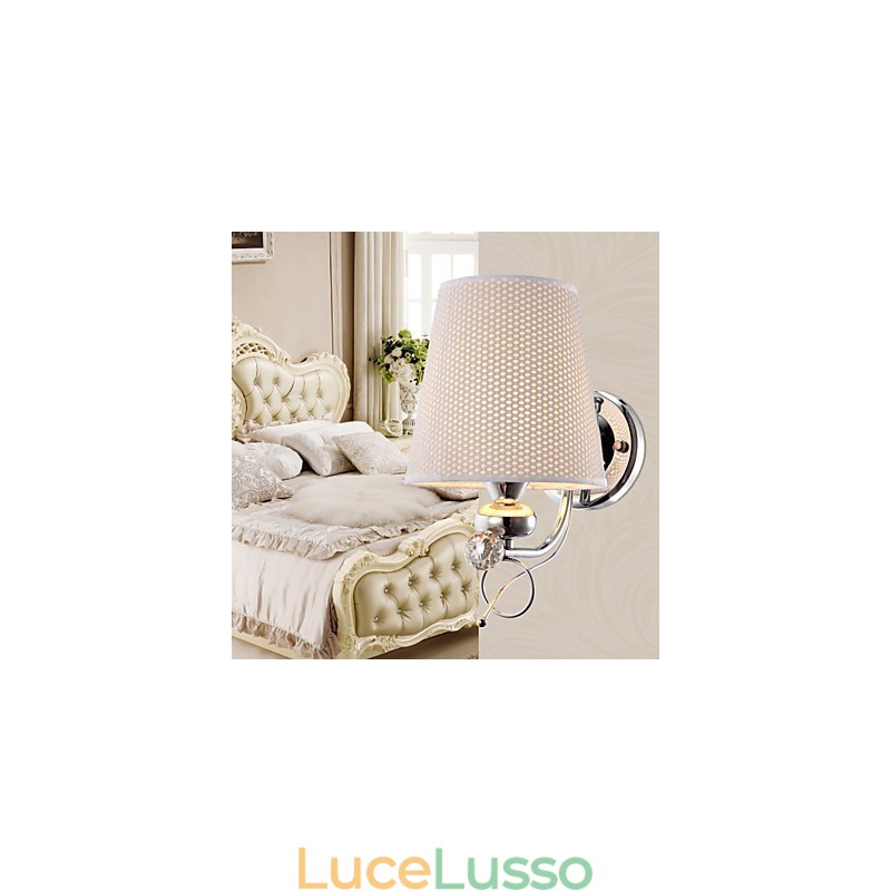 Lampada da parete in cristallo creativa contemporanea e contrattuale in stile europeo