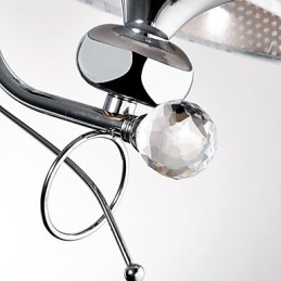 Lampada da parete in cristallo creativa contemporanea e contrattuale in stile europeo
