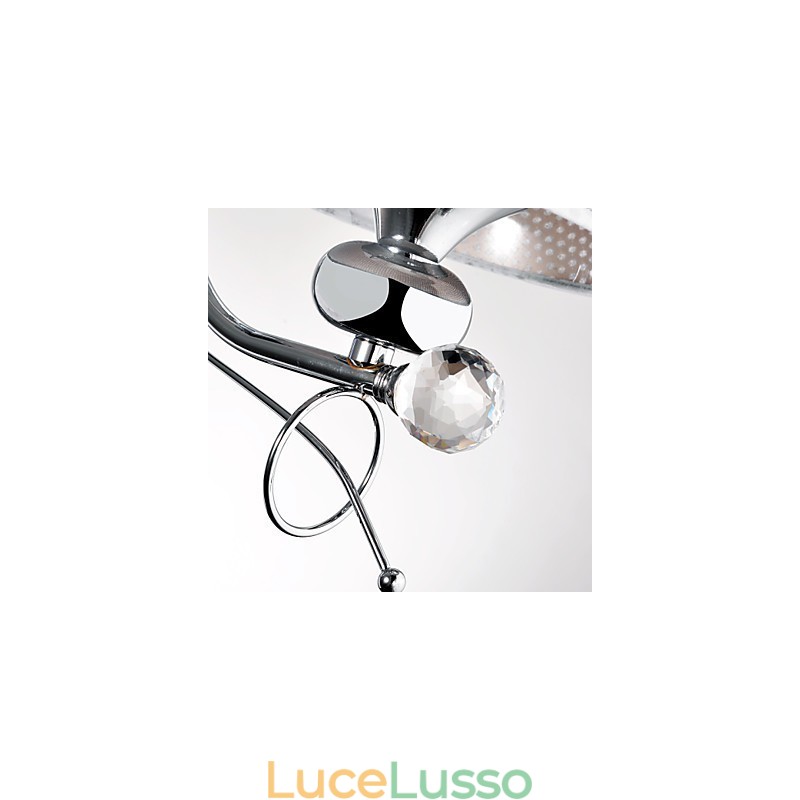 Lampada da parete in cristallo creativa contemporanea e contrattuale in stile europeo