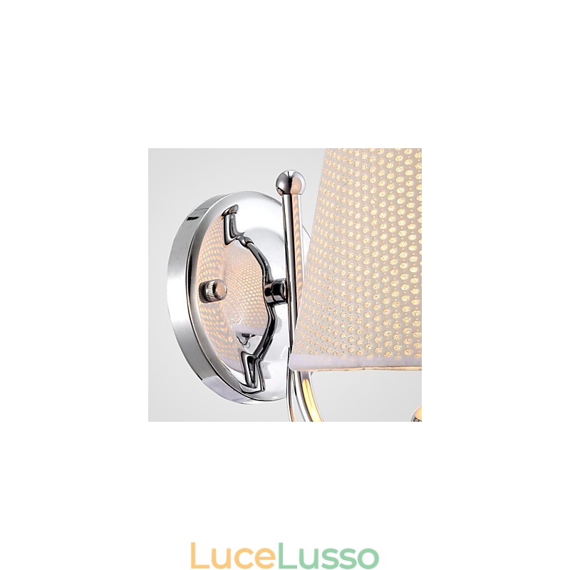 Lampada da parete in cristallo creativa contemporanea e contrattuale in stile europeo