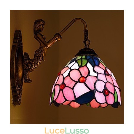 Lampada da parete in ferro battuto creativo rurale europeo contratto Lampada da parete in ferro battuto creativo rurale europeo contratto