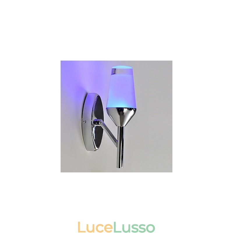 Applique da parete moderna contemporanea lampada da vino in metallo
