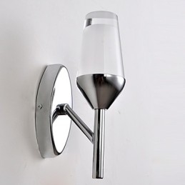 Applique da parete moderna contemporanea lampada da vino in metallo