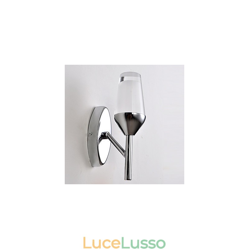 Applique da parete moderna contemporanea lampada da vino in metallo
