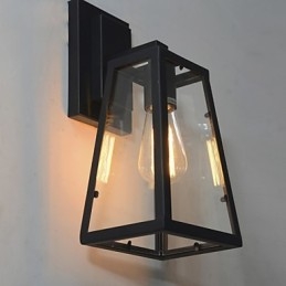 Lampada da parete retrò di qualità del corridoio dell'industria eolica Lampada da parete in ferro con