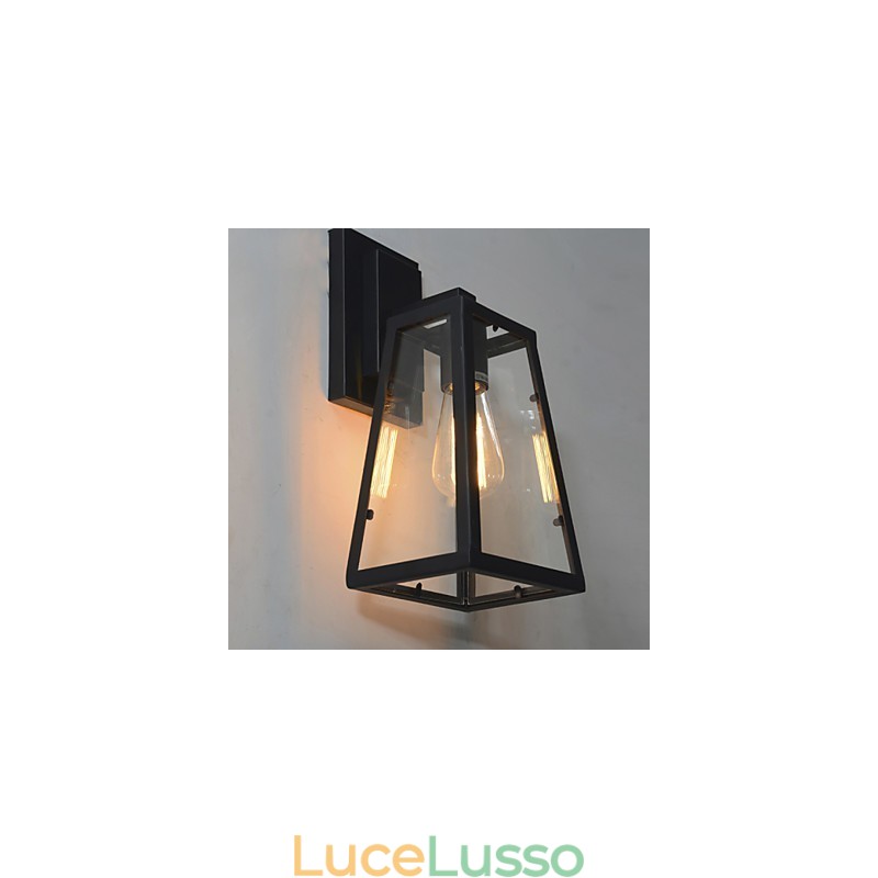 Lampada da parete retrò di qualità del corridoio dell'industria eolica Lampada da parete in ferro con