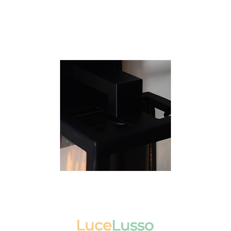 Lampada da parete retrò di qualità del corridoio dell'industria eolica Lampada da parete in ferro con