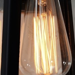 Lampada da parete retrò di qualità del corridoio dell'industria eolica Lampada da parete in ferro con